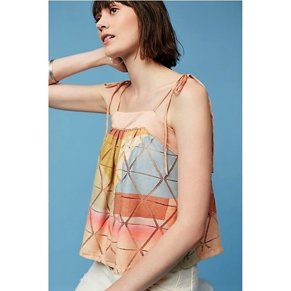 Anthropologie Tops - NWT ANTHROPOLOGIE Akemi + Kin Abstract Geo Blouse